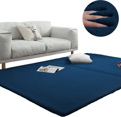 Tapet Strado Room Rug Rabbit, 140x200 cm, antirrëshqitës, blu Royal Navy