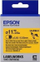 Kasetë për etiketa Epson Heat Shrink Tube LK-6YBA11, 11mm, 2.5m, e zezë/verdhë