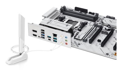 Pllakë amë ASUS B650E Max Gaming WiFi W, AMD AM5, DDR5, e bardhë