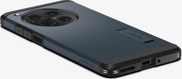 Këllëf telefoni Spigen Tough Armor për OnePlus 12, këmbëz për ta vënë në këmbë, metal slate