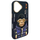 Kapak telefoni Nimmy Cool&amp;Cute 2.0 Monkey për iPhone 16 6.1", hardcase TPU PC, i zi