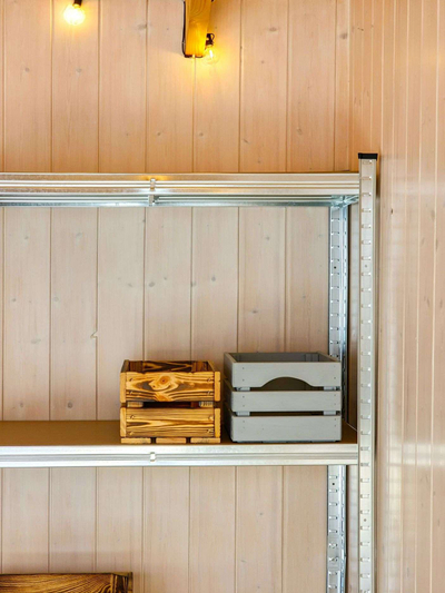 Метален рафт Probuilder Steel Shelf, 4 нивоа, поцинкуван челик