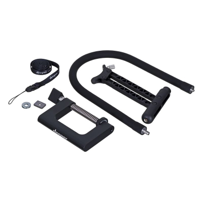 Kllapë montimi Deeper Flexible Arm 2.0, krah i lëvizshëm 79 cm, G clamp, e zezë