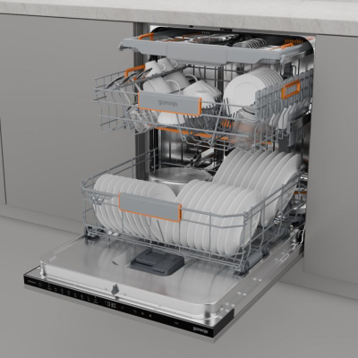 Lavastovilje e integrume Gorenje GV673C65, 16 sete, klasa e energjisë C, inox