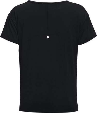 Bluzë trajnimi Under Armour Rush Energy Core me mëngë të shkurtra 1365683-001, për goca, e zezë, XS