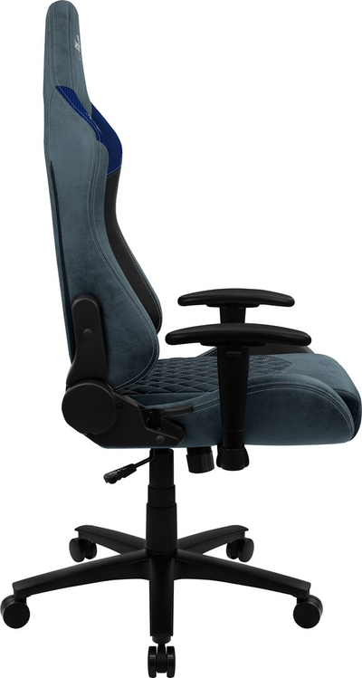 Karrige lojërash Aerocool DUKE AeroSuede, 56cm, 150kg, e zezë/e kaltër