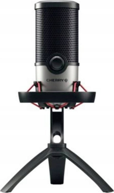Mikrofon për tavolinë CHERRY UM 6.0 ADVANCED, USB, i zi me argjend