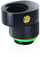 Përshtatës Bitspower X-Cross, G1/4, zhvendosje 5 mm, i zi mat