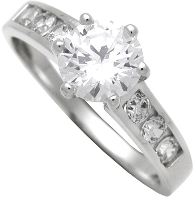 Unazë Brilio Silver 7111044, 56 mm sBS0030-56