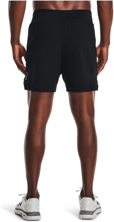 Шорц за трчање Under Armour Speedpocket, за мажи, еластичен материјал, црн