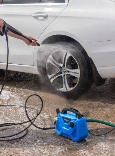 Lavastari me presion Forsage F-HY49E, elektrik, presion i lartë, portokalli