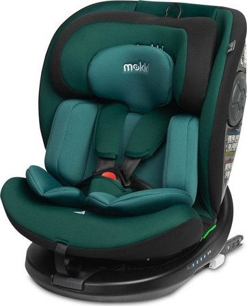 Sedilje auto Coccolle Mokki i-Size Emerald, 40-150 cm, rrotullim 360°, jeshile