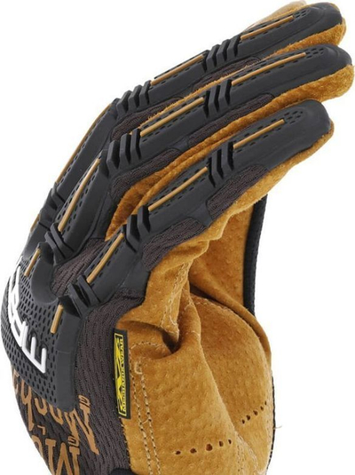 Doreza pune Mechanix Wear M-Pact Leather, Durahide, TrekDry, Black Coyote XXL