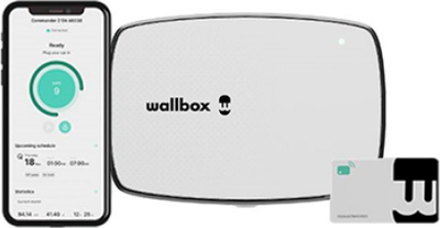 Stacion karikimi Wallbox Commander 2s, 22kW, kabllo 5m, i bardhë