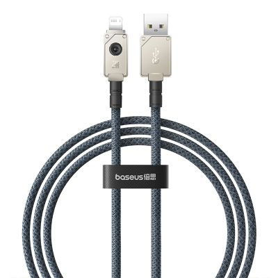 Kabllo USB Baseus USB A në Lightning, 1 m, e bardhë