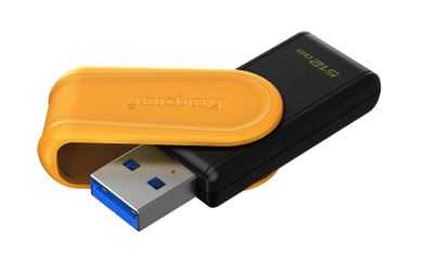 USB flash Kingston DataTraveler Exodia S, 512GB, USB 3.2 Gen 1, e verdhë