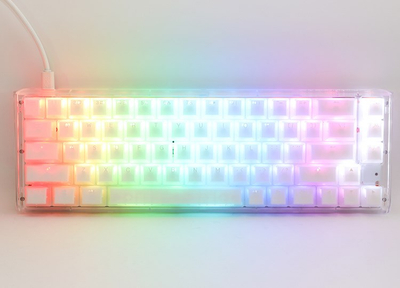 Tastierë Ducky One 3 Aura White SF, Cherry MX Blue, e bardhë