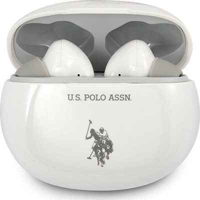 Bluetooth слушалки U.S. Polo USTWS1WH, TWS, ANC, бели