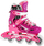 Rolat inline Nils Extreme NA14174A, rrota 70mm, madhësi S 31-34, rozë
