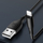 Kabllo USB Usams USB-A - Lightning U18 US-SJ26,1m, e zezë