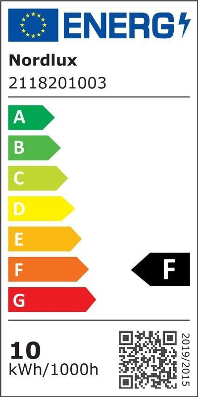 Aplike muri Nordlux Grip LED, Smart CCT, e zezë