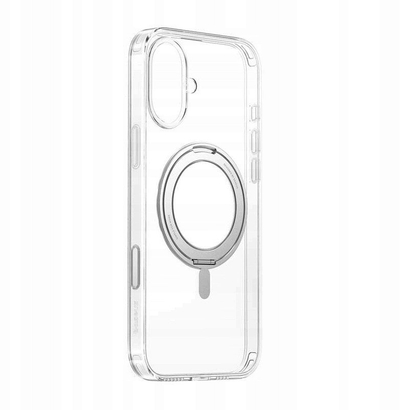 Mbështjellës telefoni Baseus SkyRing, për iPhone 16, magnetik 360°, transparent