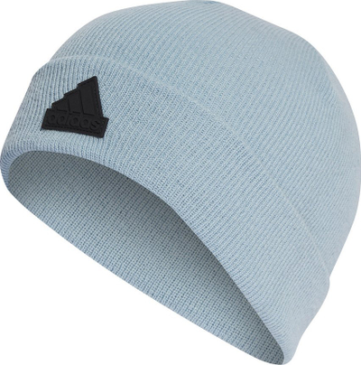 Kape dimri adidas TEC Beanie CUF II3550, material sintetik, blu