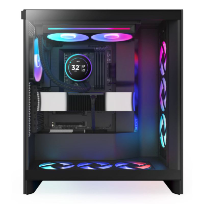 Ftohës uji për CPU NZXT Kraken Elite 280 RGB, 280mm, me ekran LCD, i zi