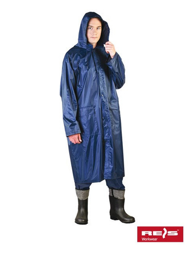 Pelerinë shiu Reis Protective PPnP G, poliester PVC, me kapuç, blu e errët