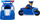 Lodër Paw Patrol Chase Mini Vehicle Set, 2 në 1, me figurine, blu
