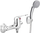 Rubinet dushi Deante Lobo BYU_041M, montim n’mur, set me dush dore, krom