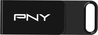 USB flash PNY Elite, 64GB, USB 3.2 Type C, ngjyrë e zezë