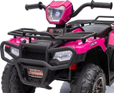 Motor elektrik lodër Lean Cars JC915, bateri 12V, me drita LED dhe MP3, rozë