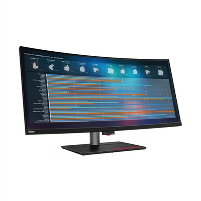 Монитор Леново ТхинкВижн П40w-20, 39.7”, 5К Ултра ХД, црн