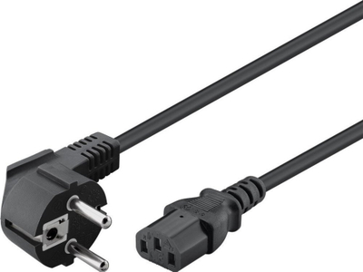 Kabllo rryme PremiumCord, 230V, 3m, e zezë