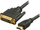 Kabllo HDMI në DVI, 1m, e zezë