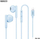 Kufje Remax RM-522i, me kabllo Lightning, in ear, blu