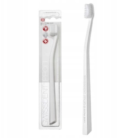 Furçë dhëmbësh Swissdent Profi Gentle Extra Soft, ekstra e butë, e bardhë