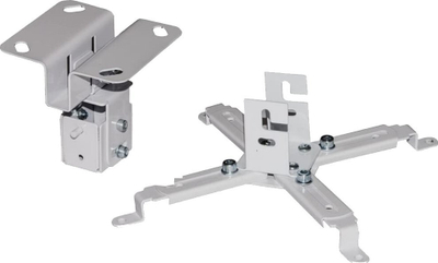 Mbajtës tavani për projektor Techly ICA-PM 2S, i zgjatueshëm 130mm, argjend
