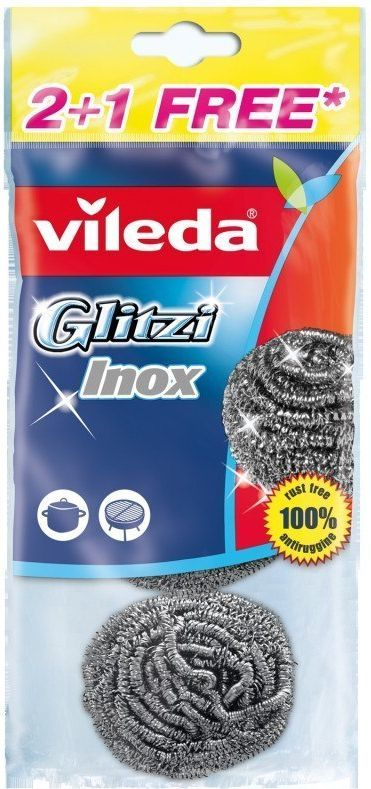 Tel për enë Vileda Glitzi Spiral INOX (105177), 2 + 1 FALAS!