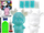 Set kreativ Leantoys Creative Reindeer, bëje vetë, blu