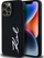 Мобилен заштитен капак Karl Lagerfeld Silicone Metal Script Logo за iPhone 14 Pro Max, силикон, црн