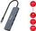 Adapter USB C Equip 5 në 1, HDMI, USB 3.2 Gen1, PD 100W, gri