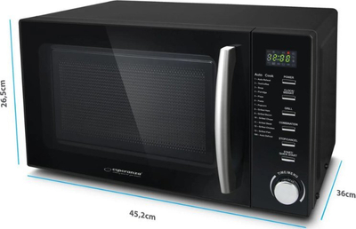 Furrë me mikrovalë Esperanza COCINERO, me grill, 20L, e bardhë