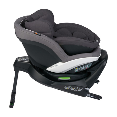 Ulëse për auto BeSafe iZi Turn B i-Size, rrotulluese 360°, ISOFIX, gri metalike
