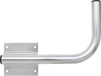 Mbajtës anësor muri Wave Side Wall Mount 50 Right, krah 50cm, çelik i galvanizuar, i argjendtë
