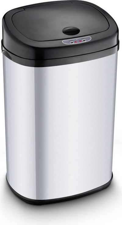Kosh për mbeturina Lamart Sensor, 42L, i argjendtë