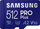 Kartë memorie Samsung PRO Plus 512GB MicroSDXC UHS I U3, 160MB/s, blu