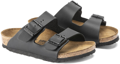 Sandale për kalamajt Birkenstock Arizona Kids, Birko Flor, Regular Fit, të zeza