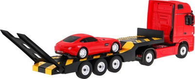Makina me telekomandë Rastar Mercedes-Benz Actros dhe AMG GT, set 2 copë, shkalla 1:24, shumëngjyrëshe